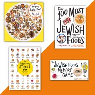 100 Most Jewish Foods Gift Set with Sticker Book